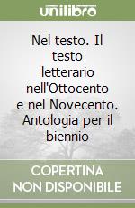 Nel testo. Il testo letterario nell'Ottocento e nel Novecento. Antologia per il biennio libro