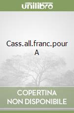 Cass.all.franc.pour A libro