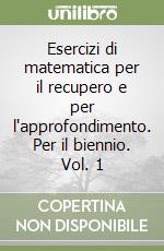 Esercizi di matematica per il recupero e per l'approfondimento. Per il biennio. Vol. 1