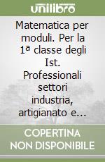 Matematica per moduli. Per la 1ª classe degli Ist. Professionali settori industria, artigianato e agricoltura libro