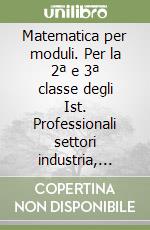 Matematica per moduli. Per la 2ª e 3ª classe degli Ist. Professionali settori industria, artigianato e agricoltura libro