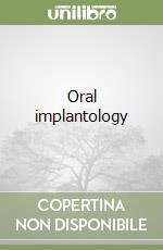 Oral implantology libro