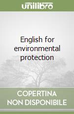 English for environmental protection libro