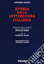 Storia della letteratura italiana libro