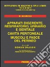 Istituzioni di anatomia dell'uomo. Apparati digerente, respiratorio, urinario e genitale. Cavità peritoneale. Muscoli e fasce del perineo libro