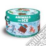 Animals on ice. Ediz. a colori. Con puzzle