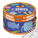 Gli animali dell'Africa. Ediz. a colori. Con puzzle libro