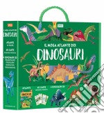 Il mega atlante dei dinosauri. Ediz. a colori. Con 40 carte domanda-risposta. Con 4 modellini di dinosauri libro