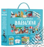 Il mega atlante delle invenzioni. Ediz. a colori. Con puzzle. Con Carte libro