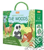 The woods. Animals to save. Ediz. a colori. Con 28 Memory cards libro