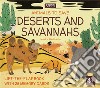 Deserts and savannahs. Animals to save. Ediz. a colori. Con 28 Memory cards libro