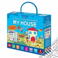 My house. My first activities arts & crafts. Ediz. a colori. Con penna speciale da ricalco. Con 200 trasferibili. Con 100 Adesivi libro