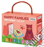 The forest. Happy families. Card games. Ediz. a colori. Con 44 Carte. Con 40 Adesivi libro