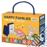 The farm. Happy Families. Card Games. Ediz. a colori. Con 44 Carte. Con 40 Adesivi libro