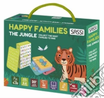 The jungle. Happy families. Valigetta con carte e stickers. Ediz. a colori. Con 44 Carte. Con 40 Adesivi