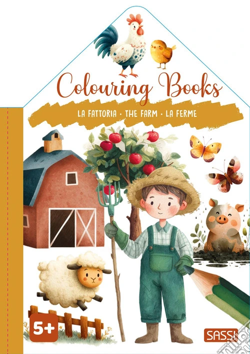La fattoria-The farm-La ferme. Colouring books. Ediz. illustrata