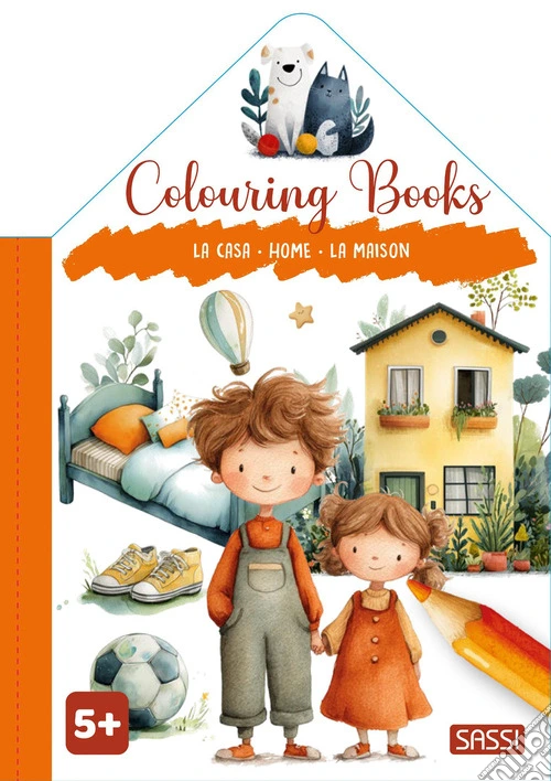 La casa-Home-La maison. Colouring books. Ediz. illustrata