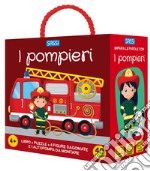 I pompieri. Q-box. Ediz. a colori. Con autopompa da montare. Con 4 figure sagomate. Con puzzle libro