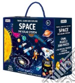 Space. The solar system. Travel, learn and explore. Libro puzzle. Ediz. a colori. Con oval puzzle. Con 18 special figures. Con Poster libro