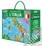 L'Italia. Viaggia, conosci, esplora. Ediz. a colori. Con 22 formine. Con puzzle rotondo. Con Poster