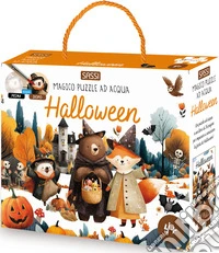 Halloween. Magico puzzle ad acqua. Ediz. illustrata. Con pennello. Con puzzle da 54 pezzi