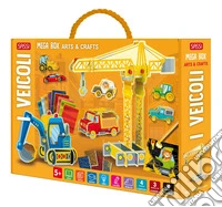Veicoli. Mega box arts & crafts. Ediz. a colori. Con 4 fondali. Con 3 modelli 3D. Con 4 modellini libro