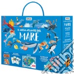 Il mega atlante del mare. Ediz. a colori. Con 40 carte. Con 20 formine. Con puzzle libro