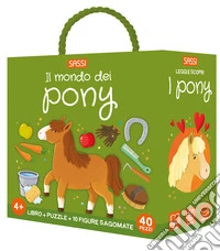 Il mondo dei pony. Q-box. Ediz. a colori. Con 10 figurine sagomate. Con puzzle libro