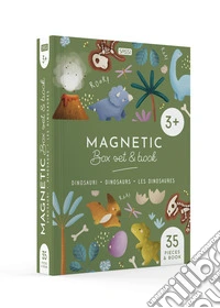Dinosauri-Dinosaurs-Les dinosaures. Magnetic box e book. Ediz. multilingue. Con 35 magneti libro