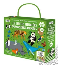 Les espèces ménacées. Voyage, découvre, explore- Endangered animals. Travel, learn and explore. Ediz. bilingue libro