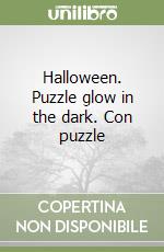 Halloween. Puzzle glow in the dark. Con puzzle