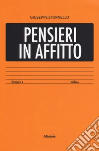 Pensieri in affitto libro