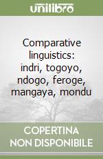 Comparative linguistics: indri, togoyo, ndogo, feroge, mangaya, mondu libro