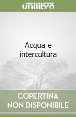 Acqua e intercultura libro