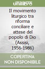 Il movimento liturgico tra riforma conciliare e attese del popolo di Dio (Assisi, 1956-1986) libro