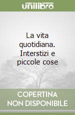 La vita quotidiana. Interstizi e piccole cose libro