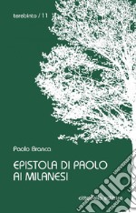 Epistola di Paolo ai milanesi libro