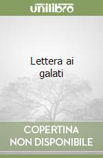 Lettera ai galati libro