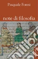 Note di filosofia