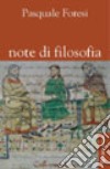 Note di filosofia libro