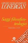 Saggi filosofico-teologici libro