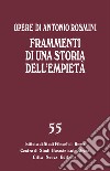 Frammenti di una storia dell'empietà libro di Rosmini Antonio Tadini S. F. (cur.)