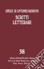 Scritti letterari libro