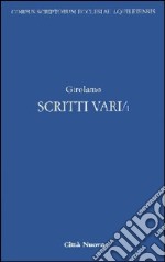 Scritti vari. Vol. 1