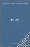 Epigrafi. Vol. 12/1 libro