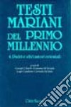 Testi mariani del primo millennio. Vol. 4: Padri e altri autori orientali libro