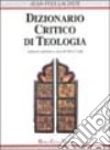 Dizionario critico di teologia libro