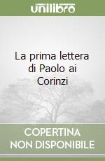 La prima lettera di Paolo ai Corinzi libro