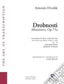 Drobnosti. Miniatures, op.75a. Partitura