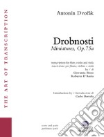 Drobnosti. Miniatures, op.75a. Partitura libro